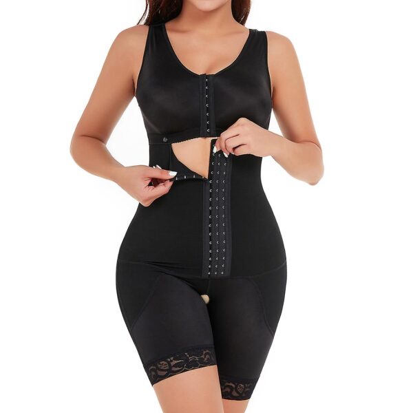 Faja Colombiana Body con Brasier con 4 hileras de broches - Imagen 4