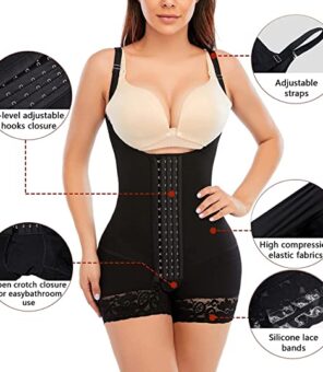 Faja Colombiana PREMIUM Body 4 Niveles de Ajuste con Broches