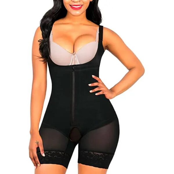 Faja Colombiana Tipo Body con Cierre y Broches - Imagen 3