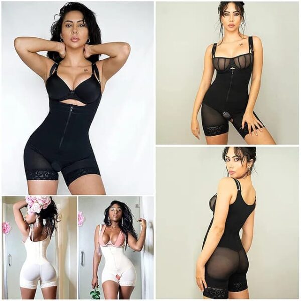 Faja Colombiana Tipo Body con Cierre y Broches - Imagen 4