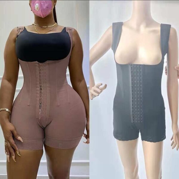 Faja Colombiana con Varillas y  4 Niveles de Ajuste  con Broches. Línea Confort - Imagen 8